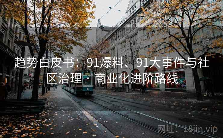 趋势白皮书:91爆料、91大事件与社区治理 · 商业化进阶路线 趋势白皮书:91爆料、91大事件与社区治理 · 商业化进阶路线